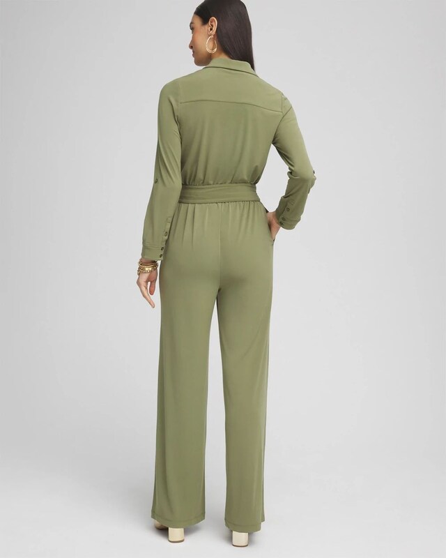 Belted Jersey Maxi Jumpsuit - image 3